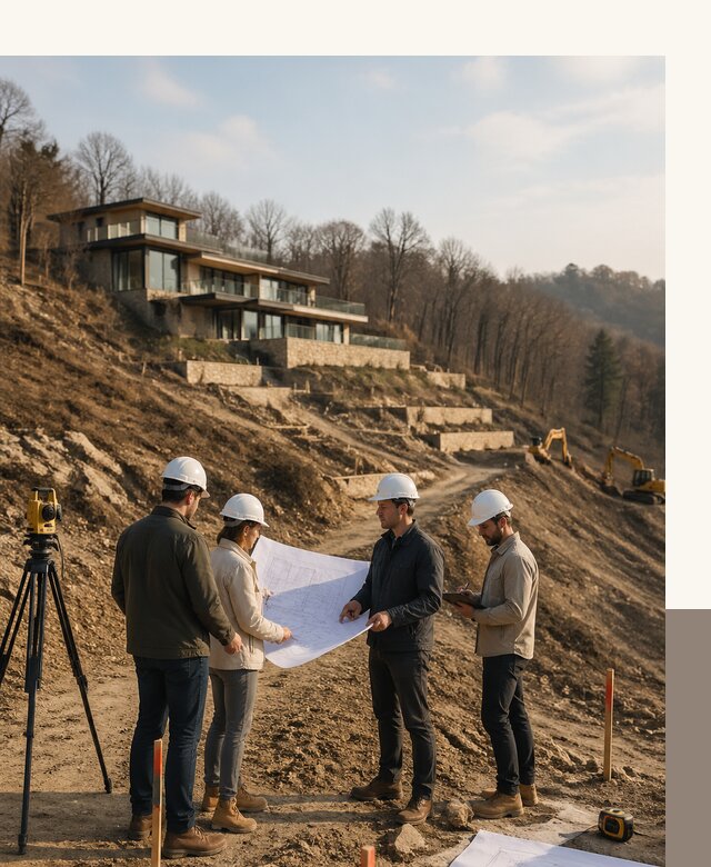Проектирование и строительство домов на склоне в Пензе