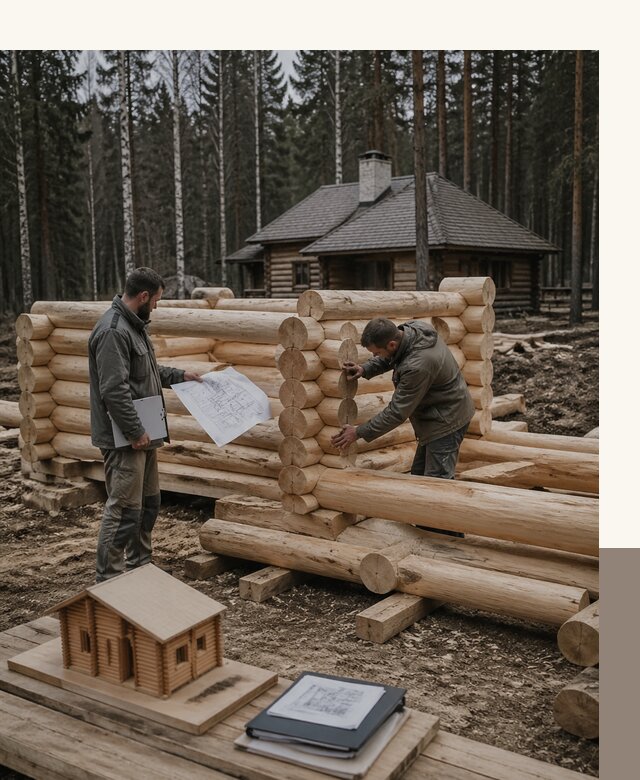 Проектирование и строительство домов из бревна в Пензе
